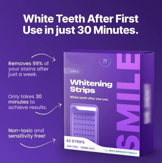 Revive Purple Teeth Whitening Strips (42 strips)